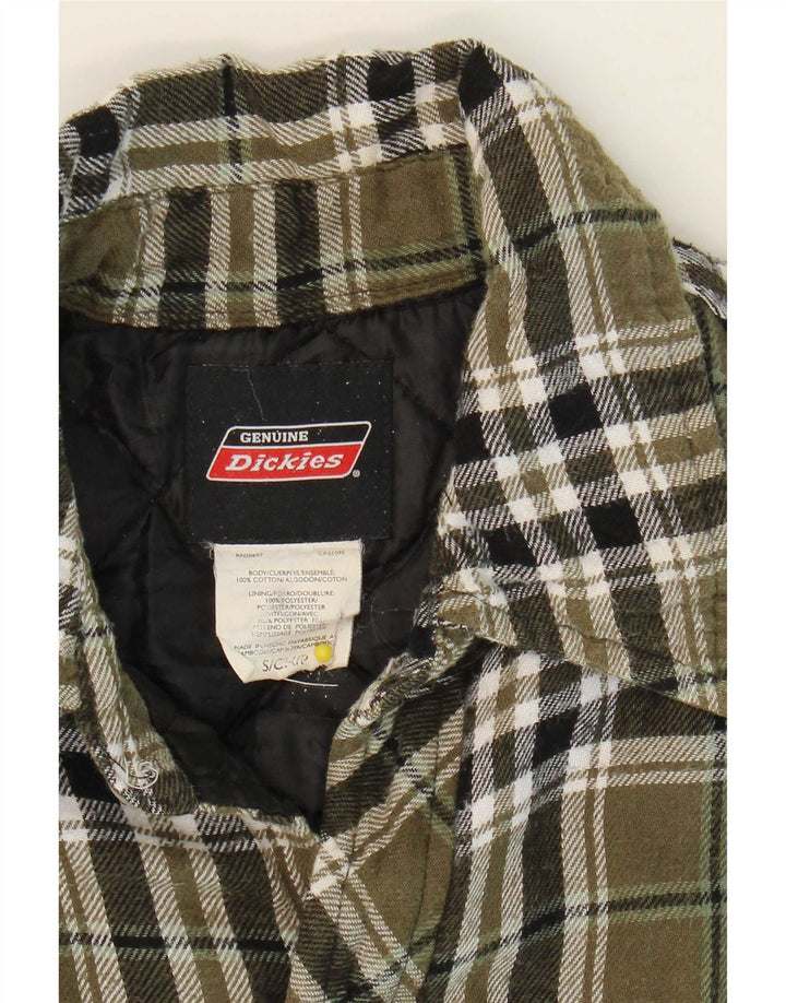Dickies Ανδρικό πουκάμισο Ξυλοκόπος Φανελένιο Μικρό Χακί βαμβακερό