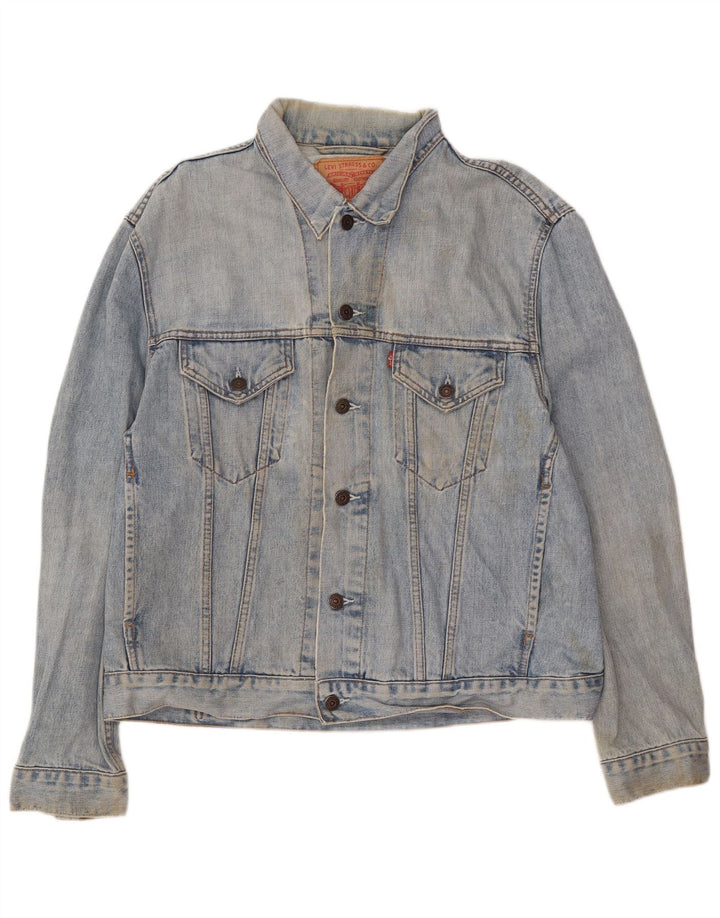 Ανδρικό τζιν μπουφάν Levi's UK 40 μεγάλο μπλε βαμβακερό