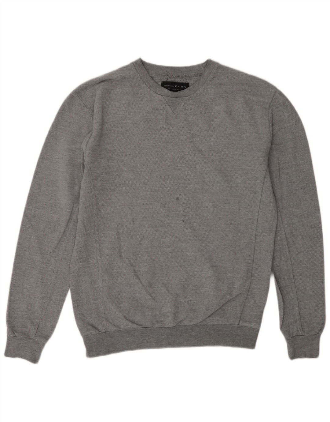 Ανδρικό φούτερ Zara Jumper Μεσαίο γκρι βαμβακερό