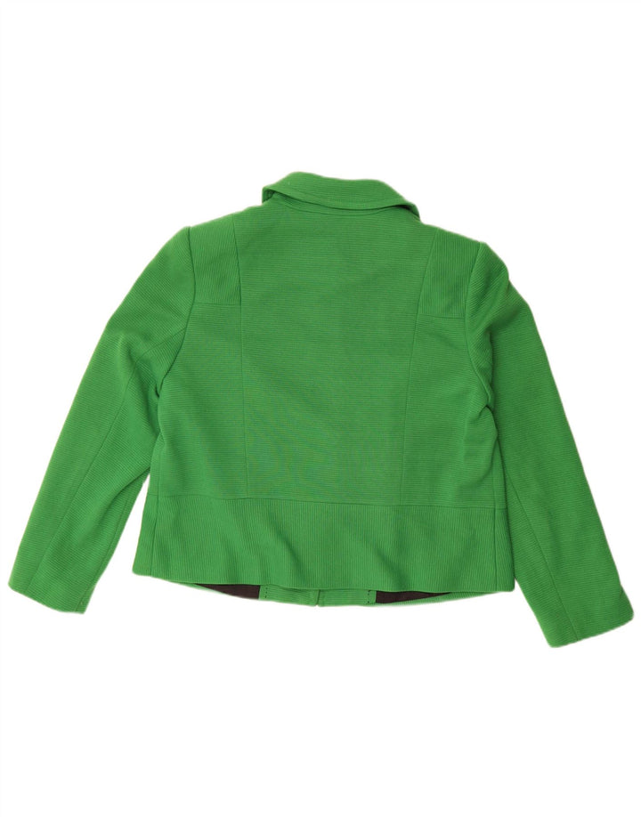 Marks & Spencer Γυναικείο μπουφάν blazer UK 16 μεγάλου πράσινου πολυεστέρα