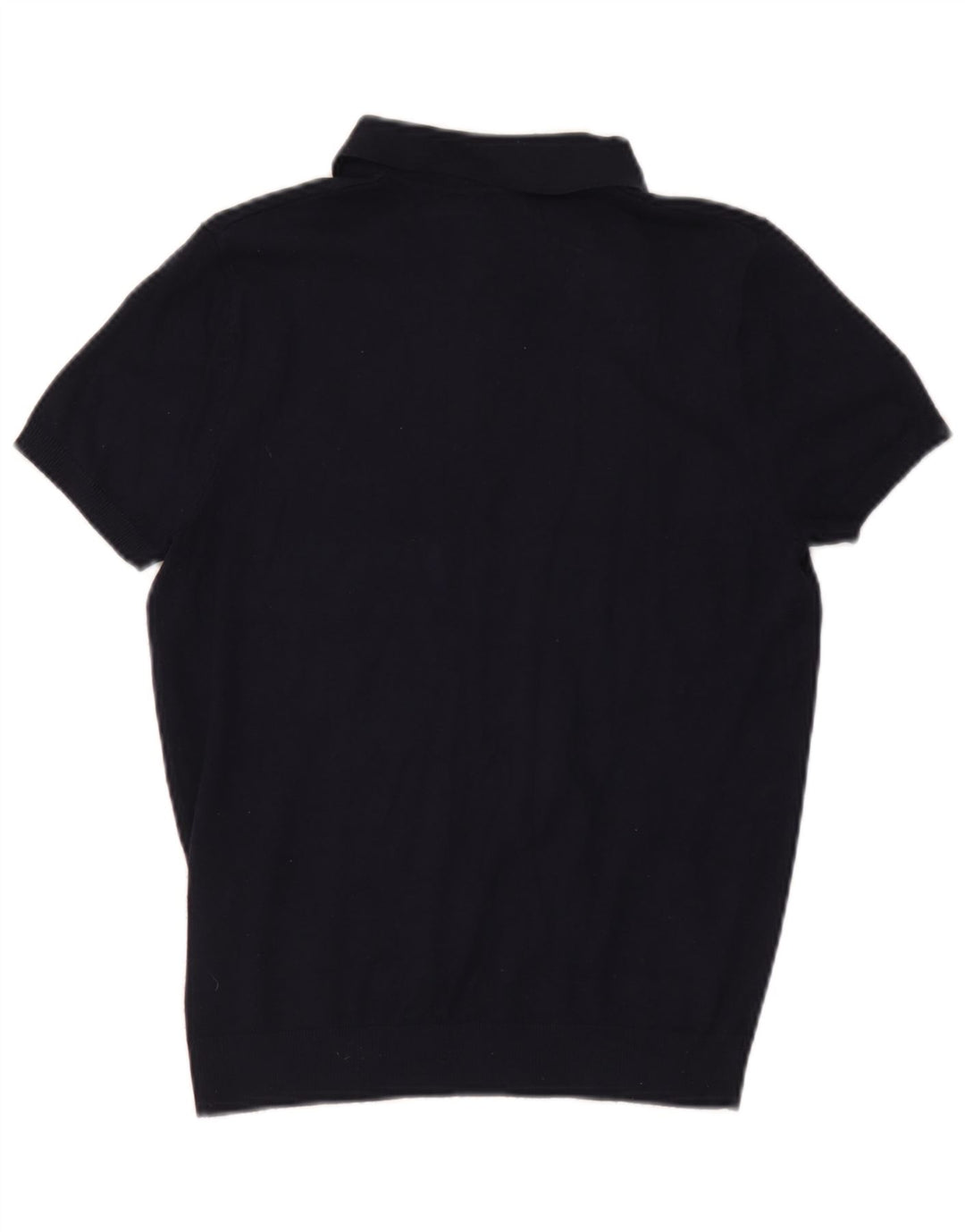 Zara Ανδρικό πουκάμισο Polo Μικρό Navy Blue Viscose