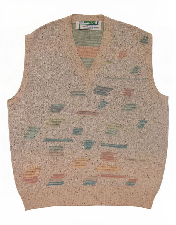 Ανδρικό γιλέκο Kruger Tank Top EU 56 XL Γκρι γεωμετρικό βαμβάκι