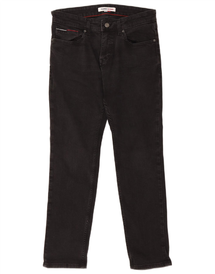 Tommy Hilfiger Ανδρικό Slim Jeans W32 L30 Μαύρο βαμβακερό