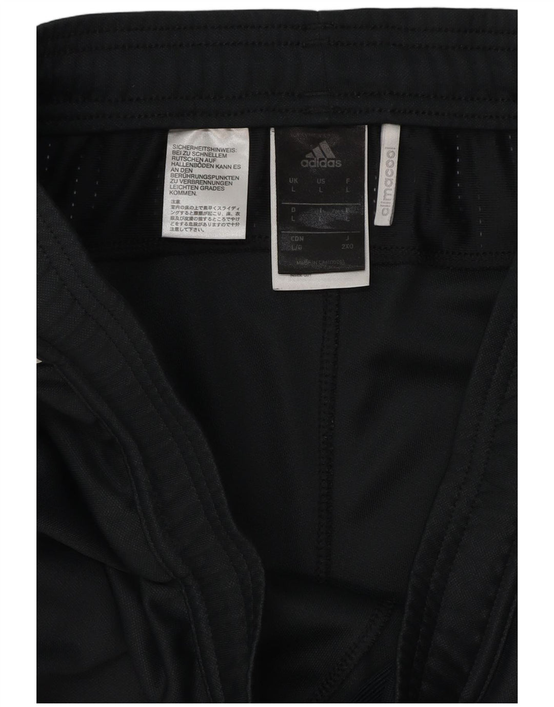 Ανδρική αθλητική φόρμα Adidas Climacool Παντελόνι μεγάλο μαύρο πολυεστέρα