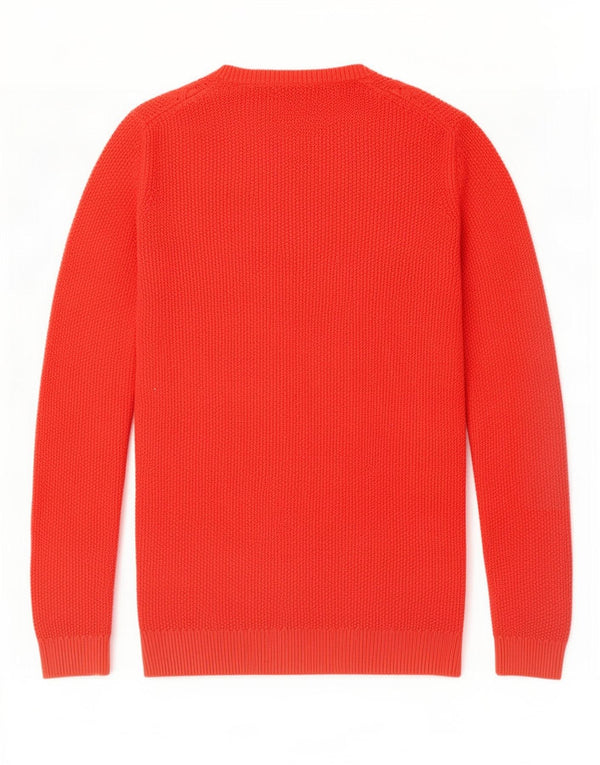 Tommy Hilfiger Γυναικείο πουλόβερ με λαιμόκαυστο UK 12 Medium Red