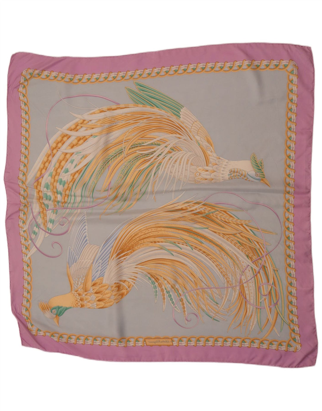 Γυναικείο τετράγωνο φουλάρι Salvatore Ferragamo Μονόχρωμο Σχεδιαστής