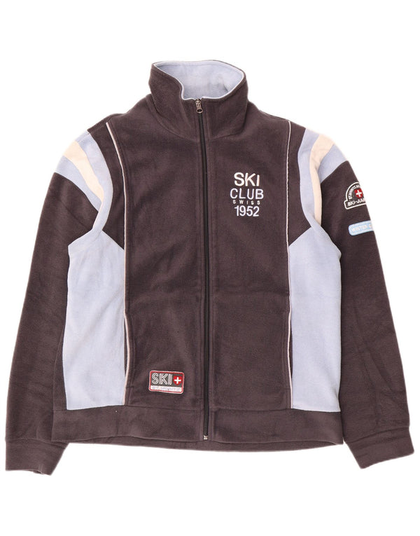 F.LLI Campagnolo Ανδρικό μπουφάν Fleece Ski UK 40 Large Grey Colourblock