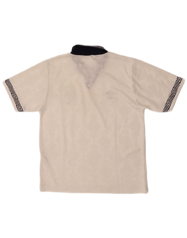 Umbro Mens Αγγλία 1990-1992 Γραφικά Τζέρσεϊ Κορυφαία Small White Sports