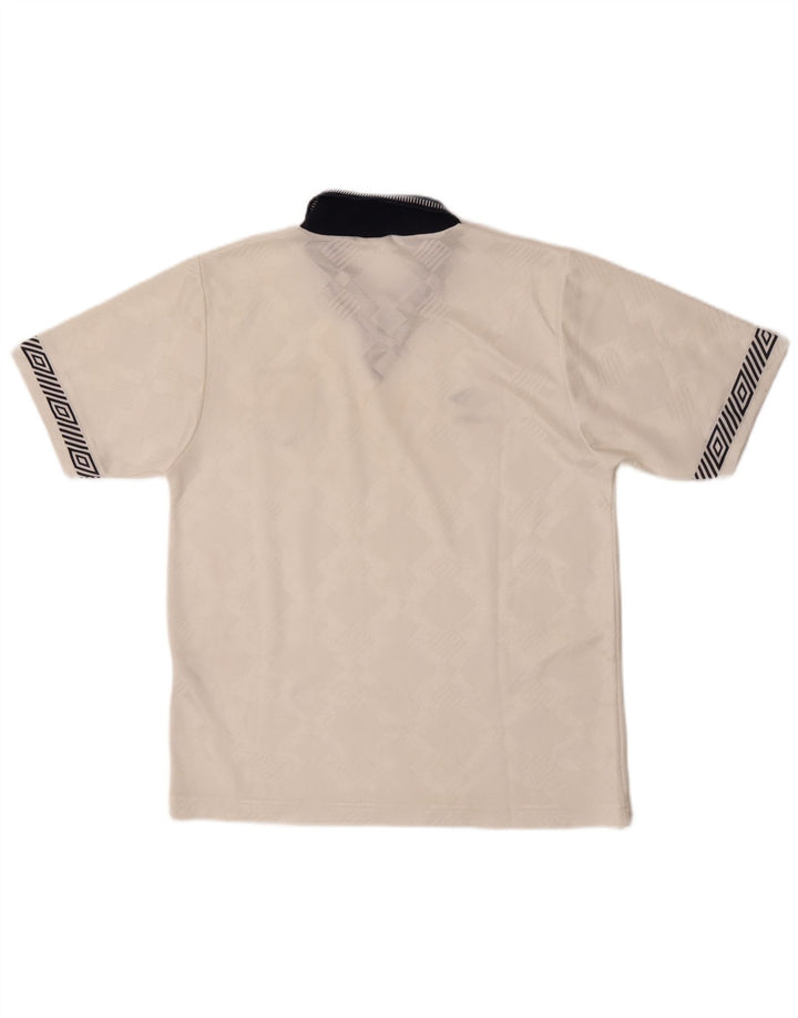 Umbro Mens Αγγλία 1990-1992 Γραφικά Τζέρσεϊ Κορυφαία Small White Sports