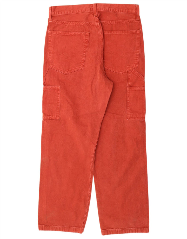 Ανδρικό τζιν Levi's Cargo Straight W30 L30 Red Cotton