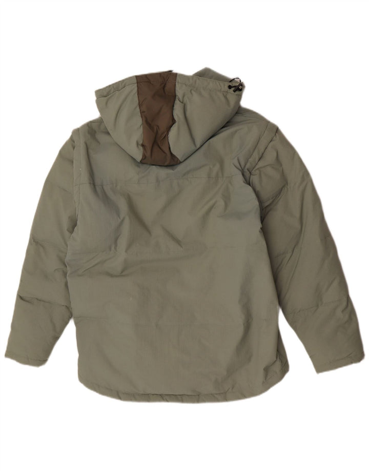 Ανδρικό μπουφάν με κουκούλα Fila UK 38 Medium Green Polyamide