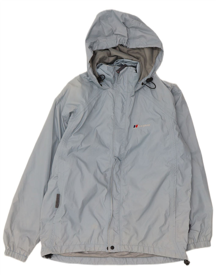 Γυναικείο μπουφάν βροχής με κουκούλα Berghaus UK 10 Small Blue Nylon