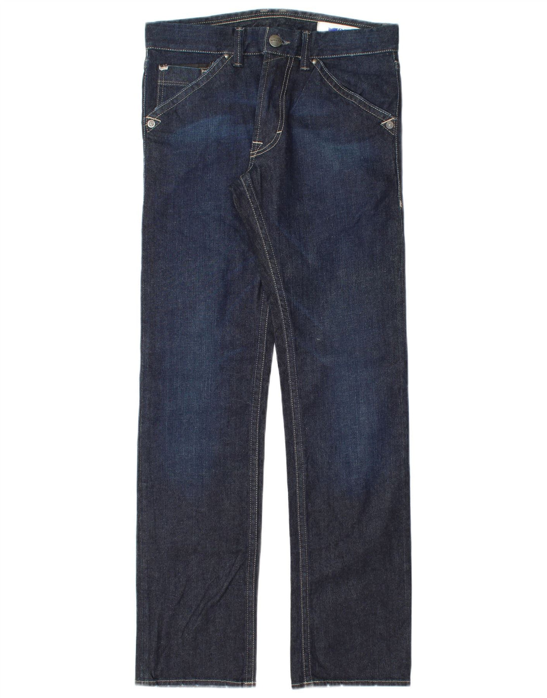 Ανδρικό τζιν Gas Straight W28 L33 Navy Blue Cotton