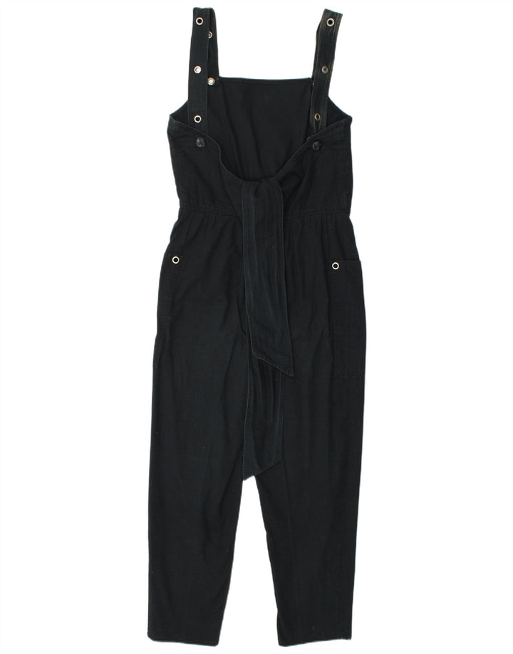 VINTAGE Γυναικείο Παντελόνι Dungarees Μικρό W26 L23 Μαύρο
