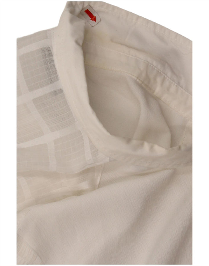 DESIGUAL Γυναικείο Longline Μπλούζα UK 16 Large White