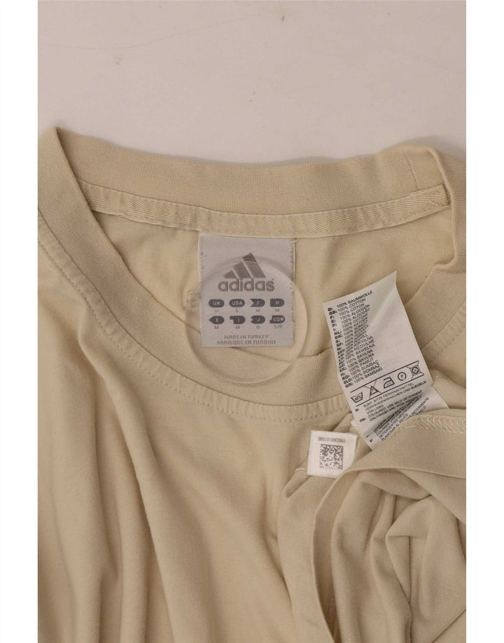 Ανδρικό T-Shirt Adidas Top Βαμβακερό μεσαίο μπεζ