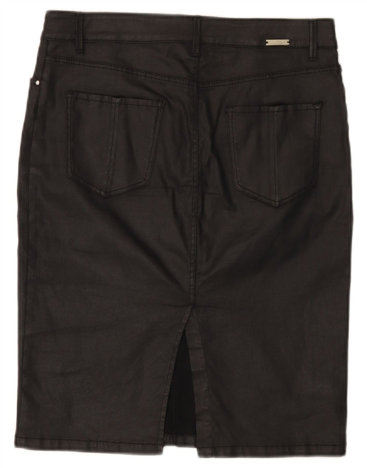 Massimo Dutti Γυναικεία Pencil Φούστα EU 38 Small W28 Μαύρη