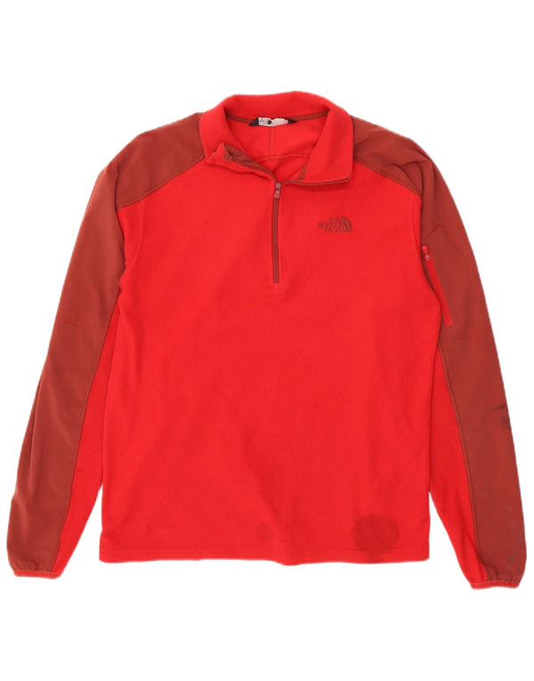 The North Face Ανδρικό Polartec με φερμουάρ Fleece Jumper Small Red Colourblock