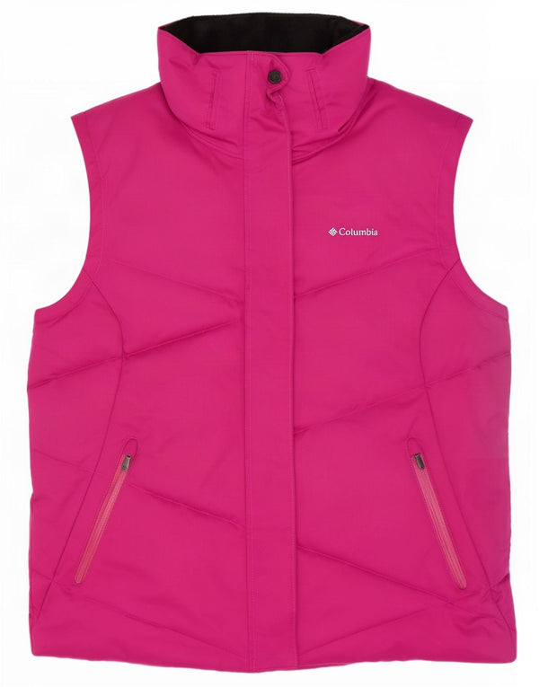Columbia Womens Omni-Shield Gilet UK 16 Large Pink Polyester