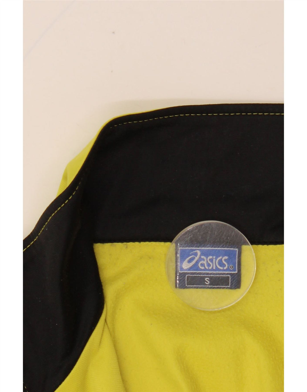 Ανδρική φόρμα γυμναστικής γραφική Asics Top μπουφάν Μικρό κίτρινο