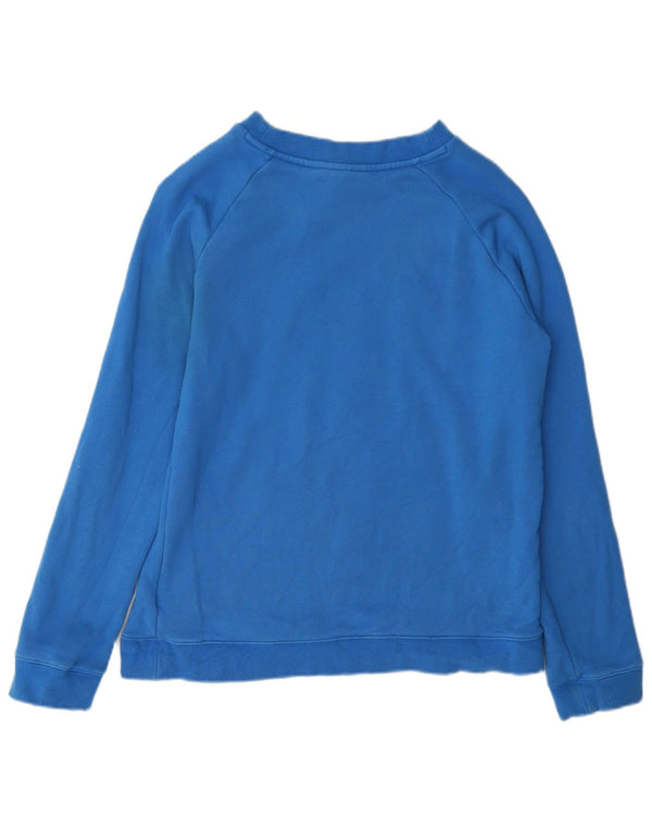 Γυναικείο Φούτερ Adidas Graphic Jumper UK 16 μεγάλο μπλε βαμβακερό