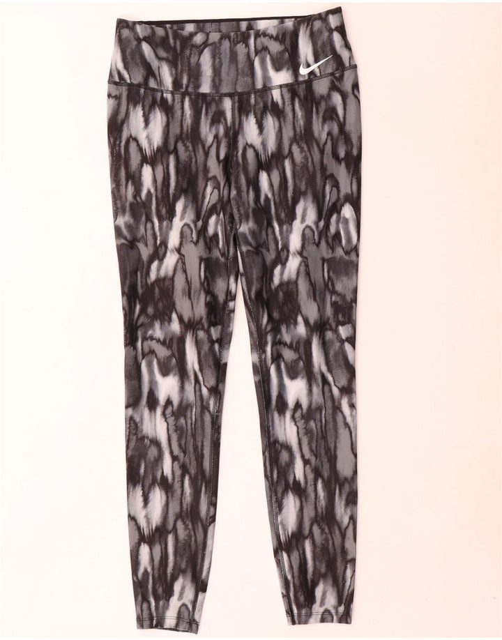 Γυναικεία κολάν Nike Dri Fit UK 14 Medium Grey Print Animal