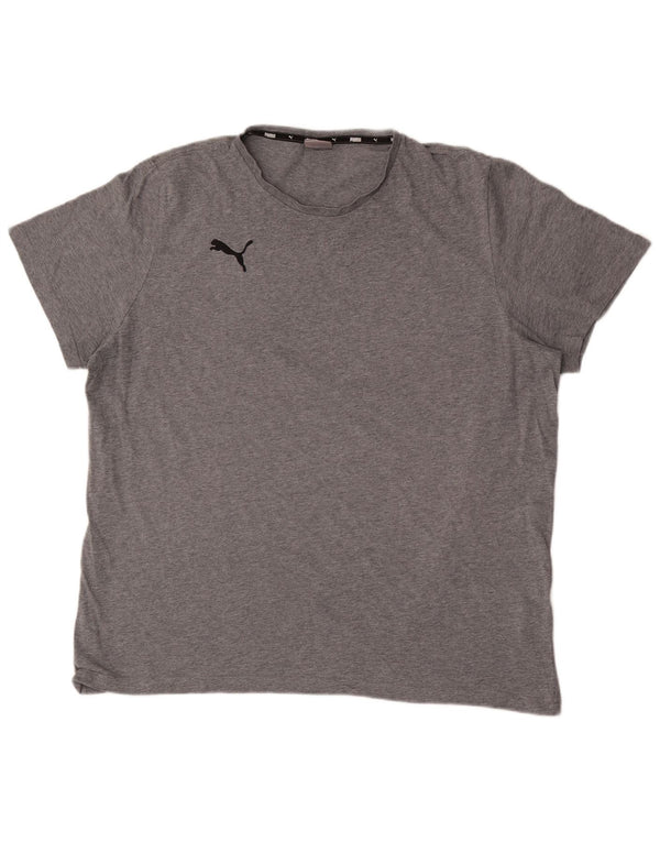 Ανδρικό T-Shirt Puma Top 2XL Γκρι βαμβακερό