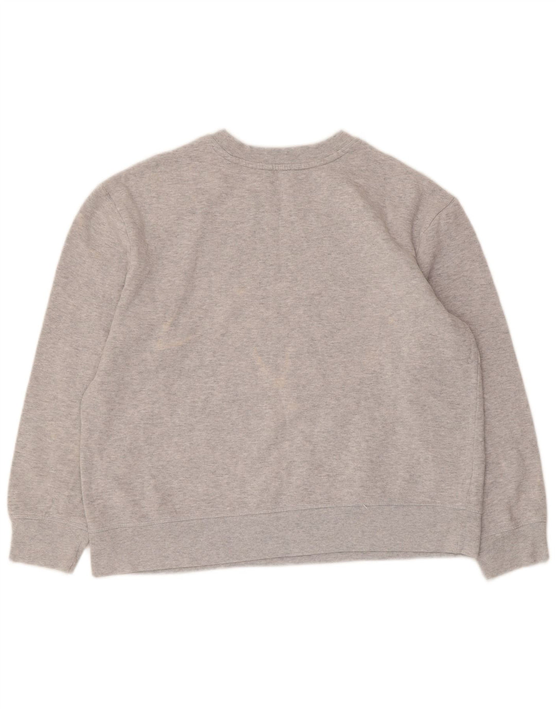 Marks & Spencer Γυναικεία γραφική φούτερ Jumper UK 16 Large Grey Cotton
