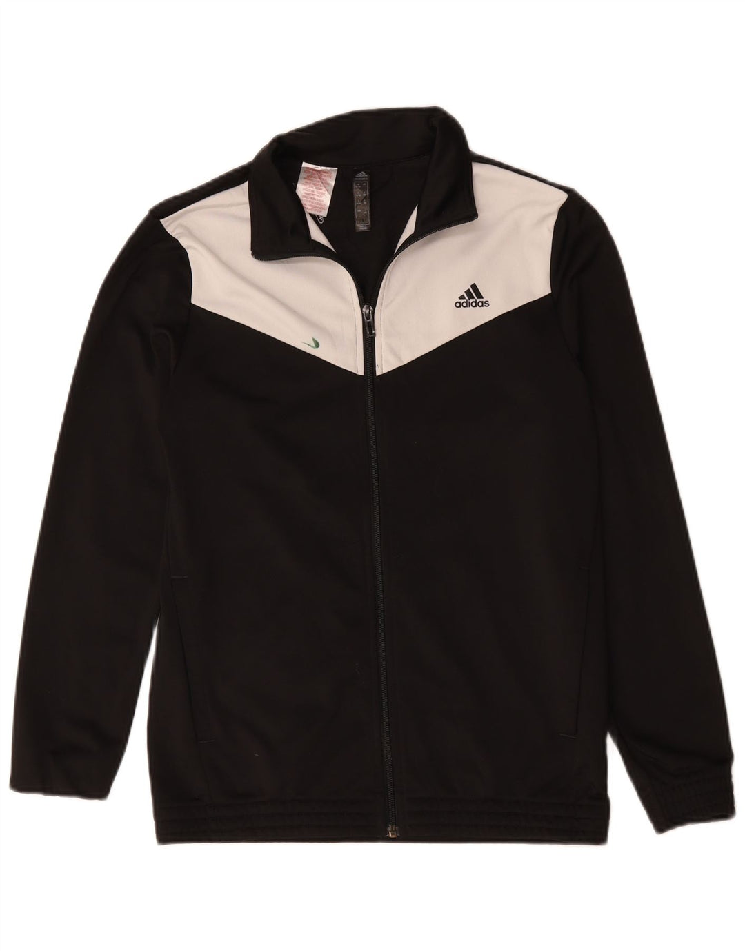 Κορυφαία φόρμα Adidas Boys σακάκι 14-15 ετών Μαύρο Colourblock Πολυεστέρας
