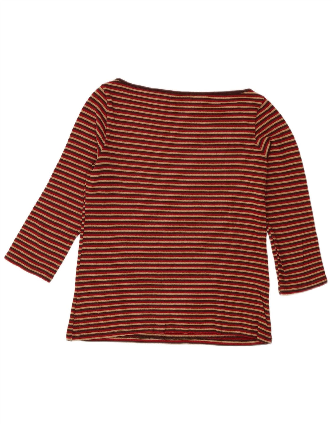 Zara γυναικεία τοπ 3/4 μανίκια UK 14 μεγάλα πολύχρωμα ριγέ
