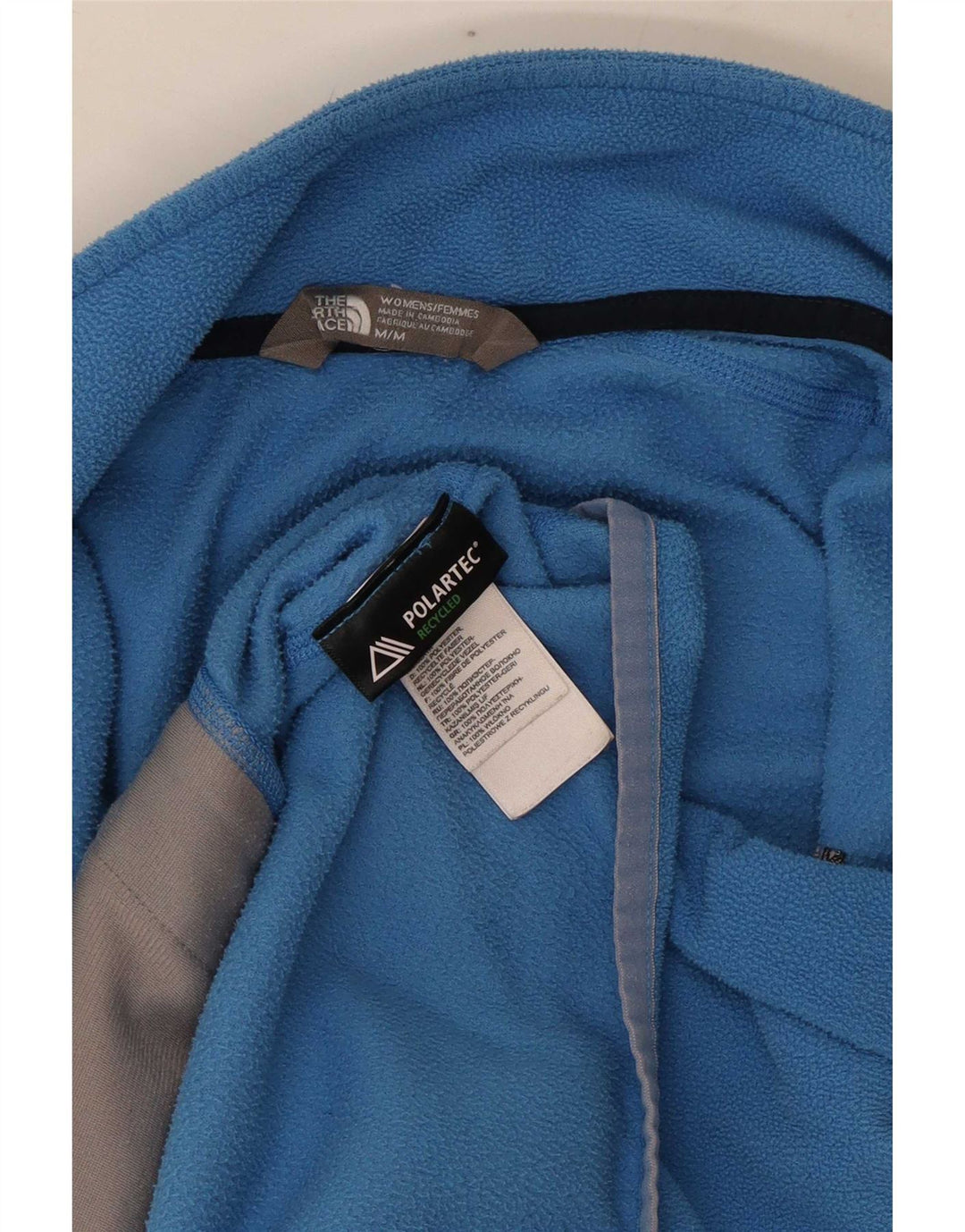The North Face Γυναικείο Μπουφάν από Fleece Liner Polartec UK 14 Medium Blue