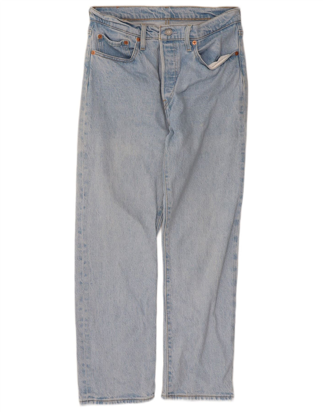 Levi's Mens 501 Straight Jeans W28 L26 Blue Cotton