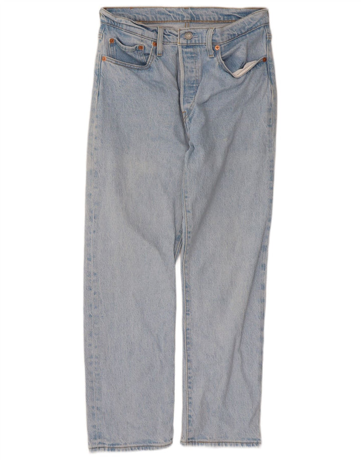 Levi's Mens 501 Straight Jeans W28 L26 Blue Cotton