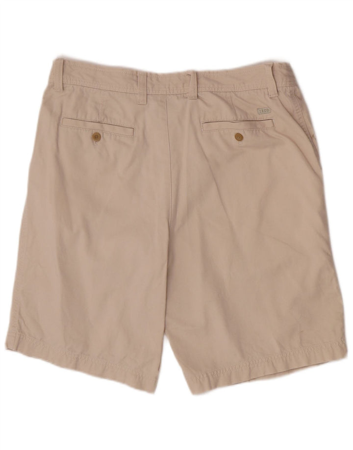 Ανδρικό σορτς Chino Izod W36 μεγάλο μπεζ βαμβακερό