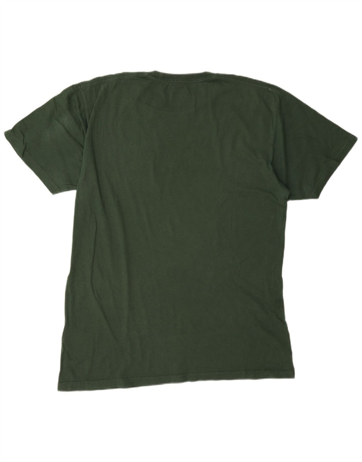 Ανδρικό γραφικό T-Shirt Vans Top μεγάλο πράσινο βαμβακερό