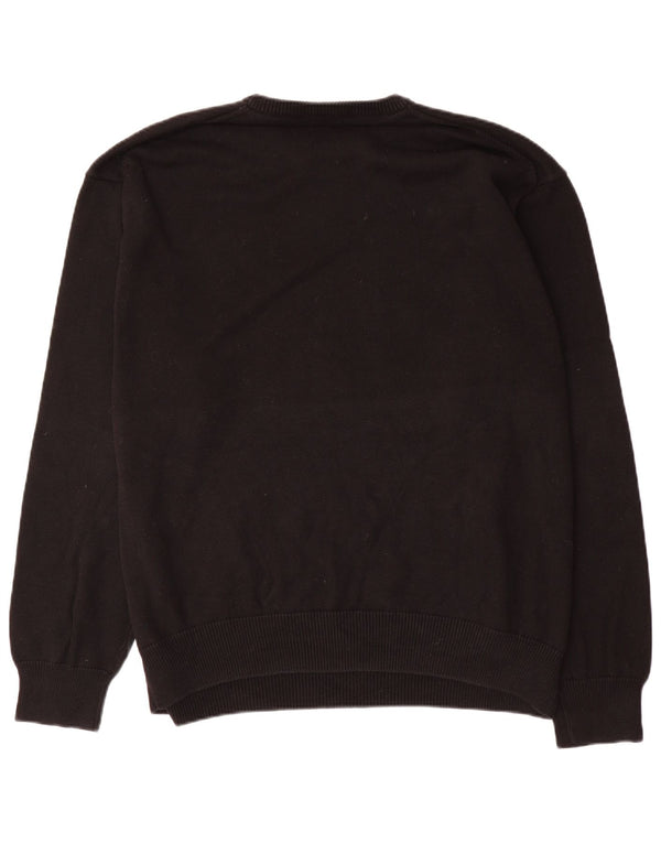Ανδρικό πουλόβερ Gant Crew Neck Jumper 3XL Μαύρο βαμβακερό