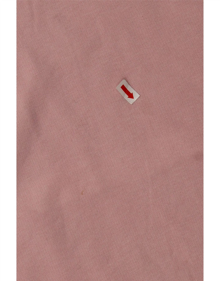 Marks & Spencer Γυναικεία μπλούζα με κουκούλα μεγάλου μεγέθους UK 8 Μικρό ροζ βαμβακερό