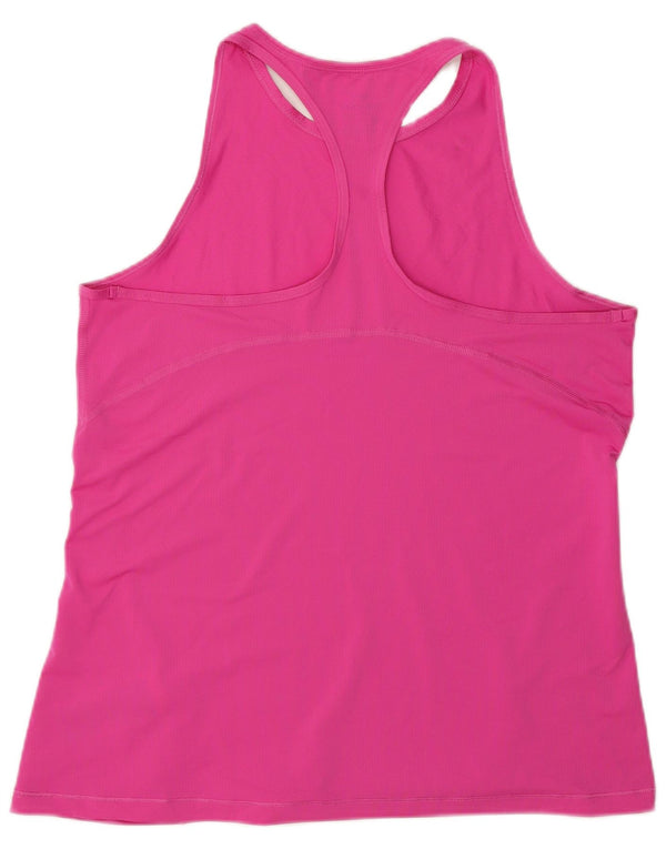 Γυναικείο γιλέκο Nike Dri Fit Top UK 14 Large Pink Polyester