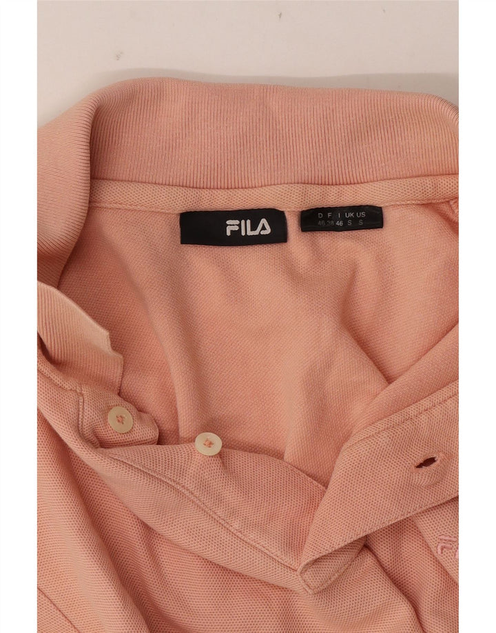 Fila Ανδρικό Πόλο Μπλουζάκι Μικρό Ροζ