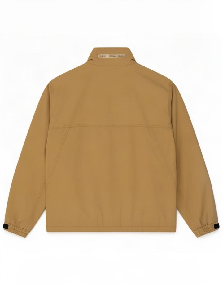 Slam Mens Bomber Jacket UK 38 Medium Beige Nylon
