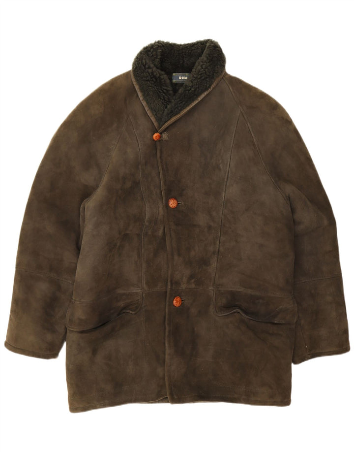 Ανδρικό παλτό Dibi Shearling IT 50 Large Khaki Shearling
