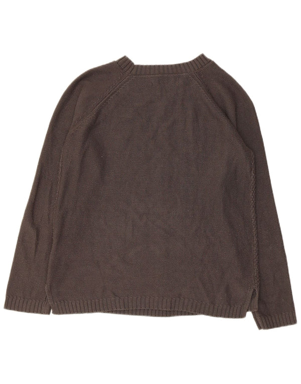 Kangol Γυναικείο πουλόβερ με λαιμόκοψη UK 10 Small Grey Acrylic