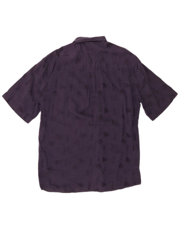 Ανδρικό πουκάμισο Angelo Litrico μέγεθος 39 /40 15 1/2 Medium Navy Blue Geometric