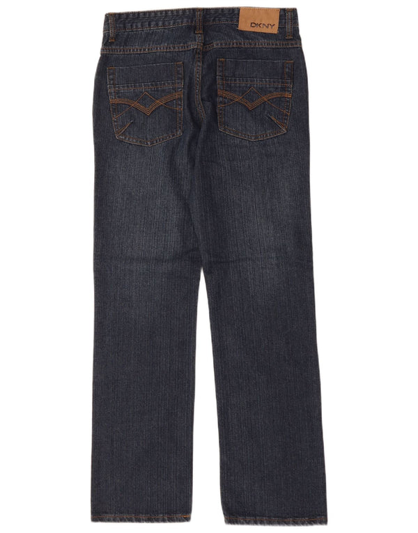 Dkny Boys Straight Jeans 15-16 ετών W32 L31 Navy Blue Cotton