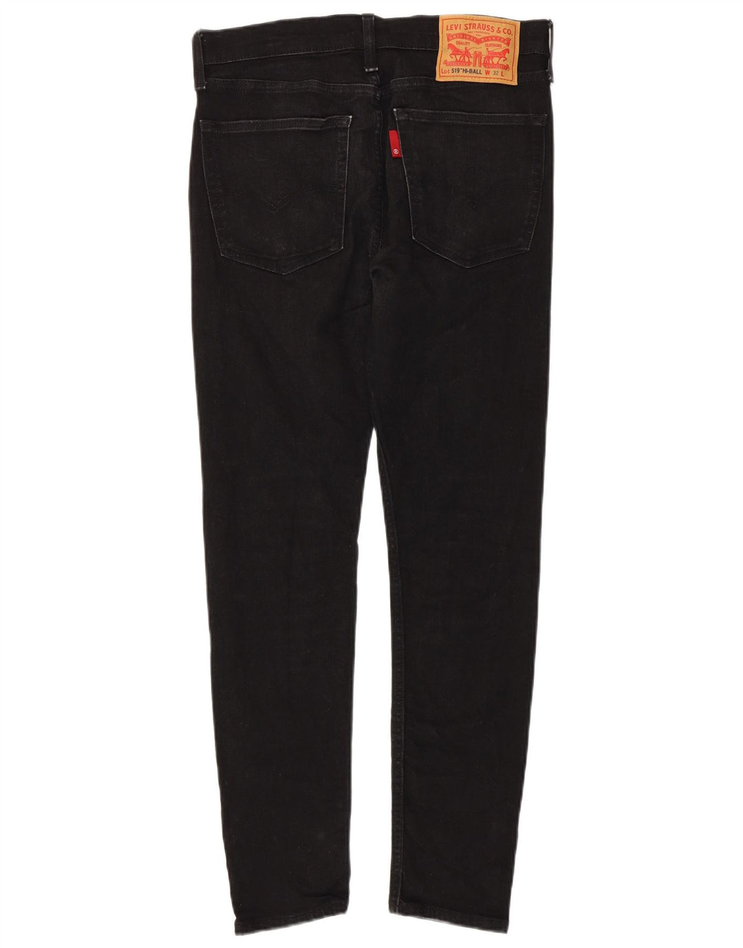 Levi's Mens 519 Skinny Jeans W32 L29 Μαύρο βαμβακερό