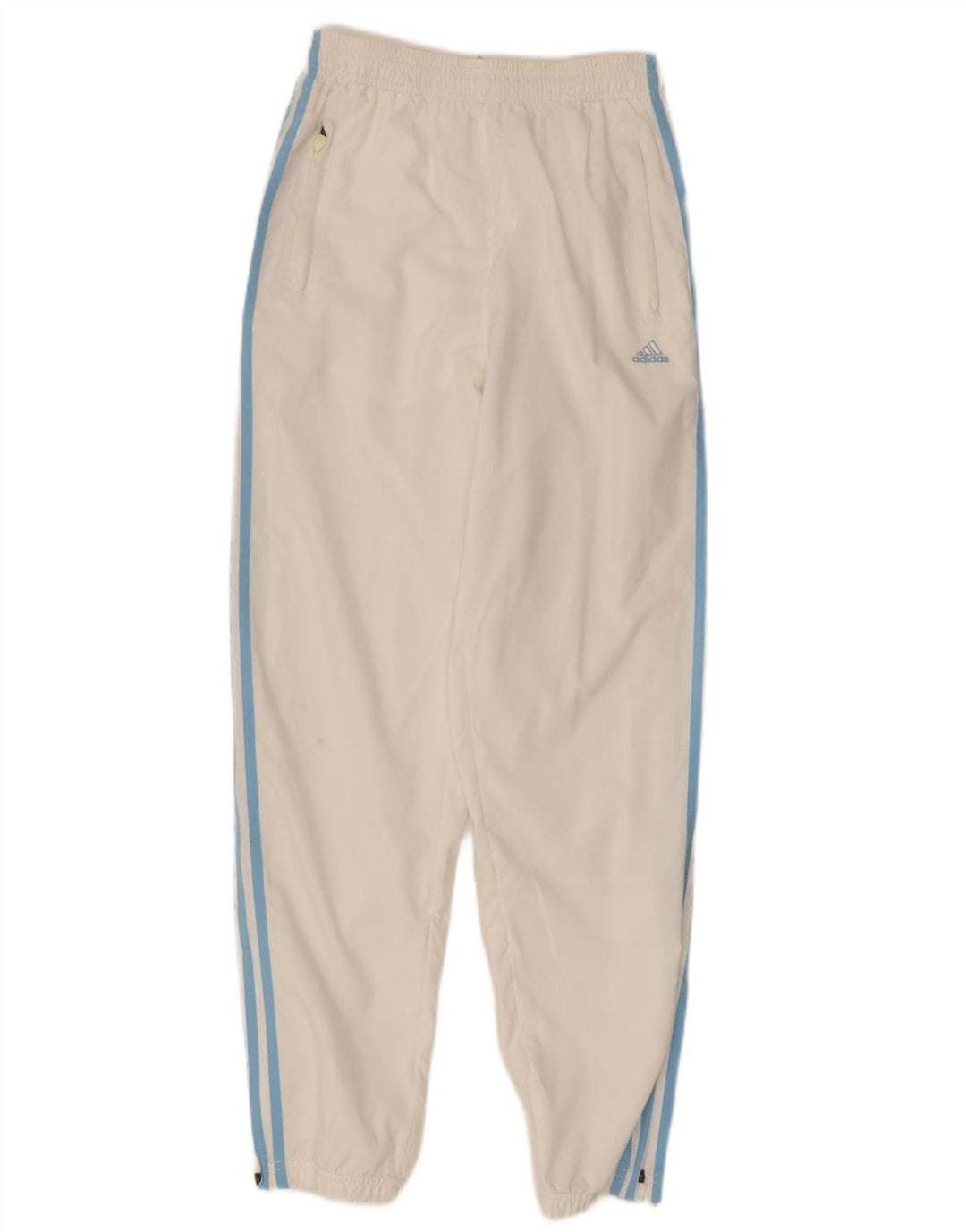 Γυναικεία αθλητική φόρμα ADIDAS Παντελόνι Joggers UK 10 Small White Polyester