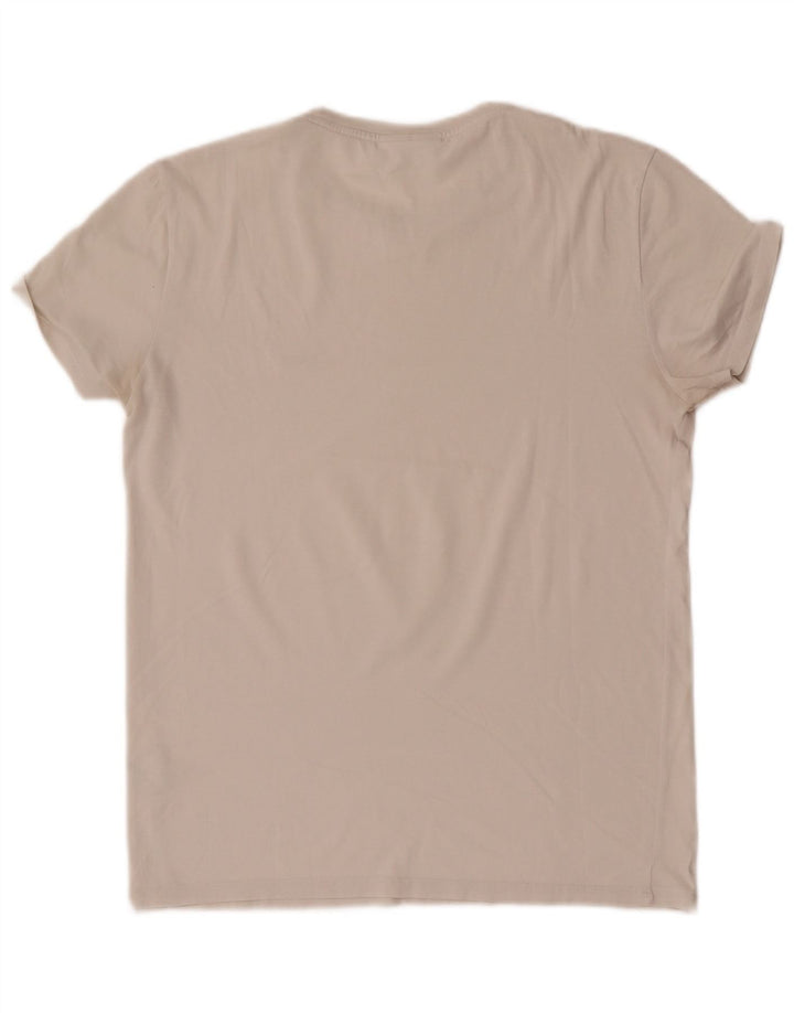 Ανδρικό T-Shirt Lacoste Top Μικρό λευκό βαμβακερό