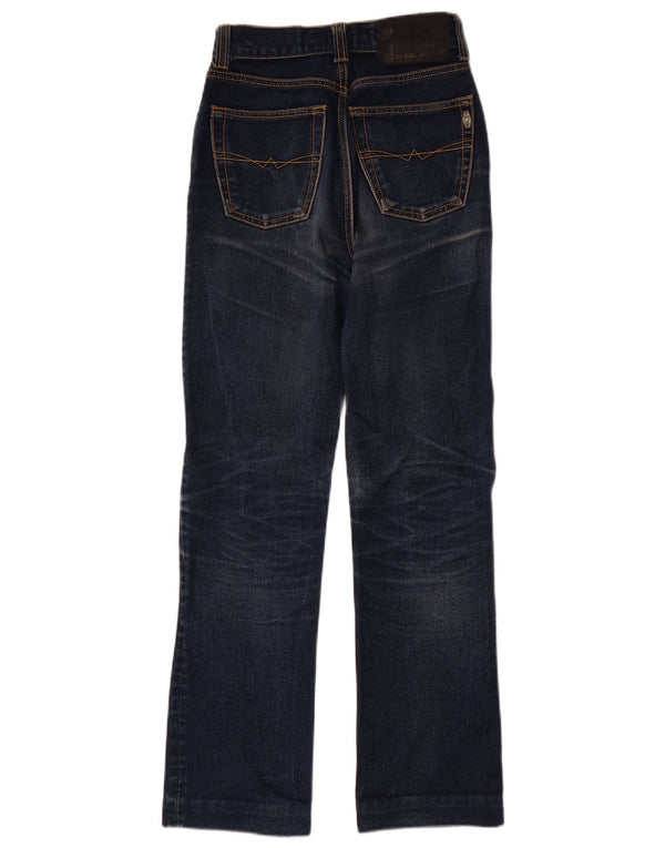 Vintage γυναικείο τζιν μποτάκι W26 L29 Navy Blue Cotton