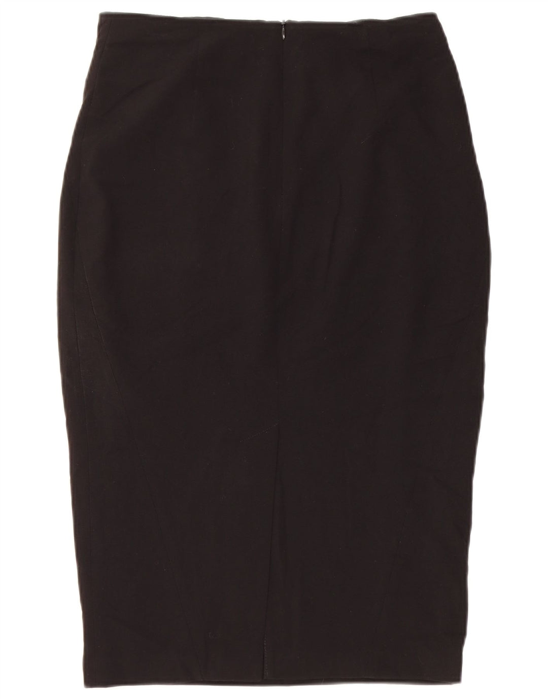 Marks & Spencer Γυναικεία Pencil Φούστα UK 10 Small W28 Black Polyester