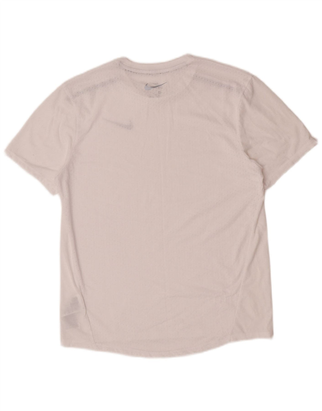 Ανδρικό γραφικό μπλουζάκι Nike Dri Fit, μεσαίο λευκό πολυεστέρας